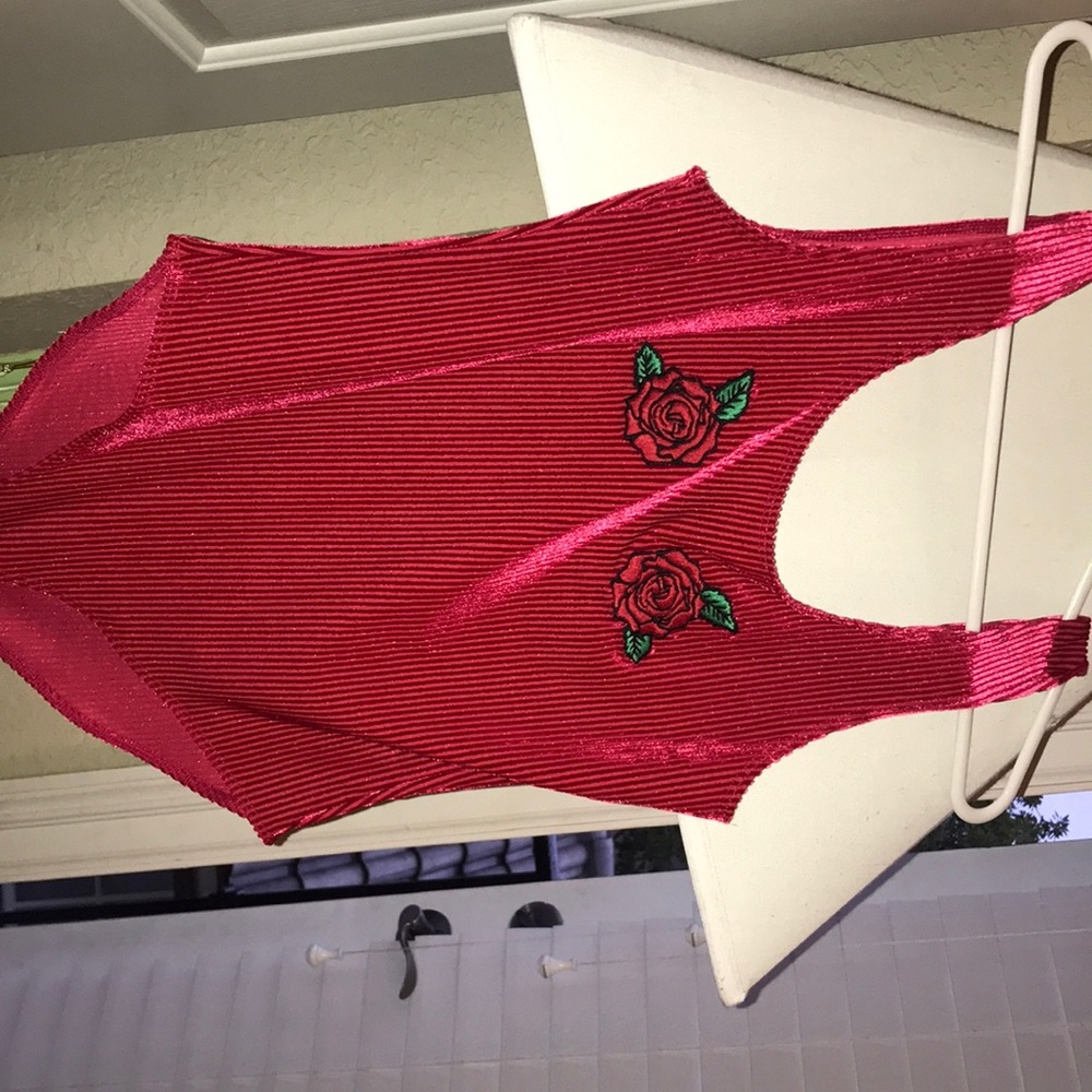 Red rose one piece
